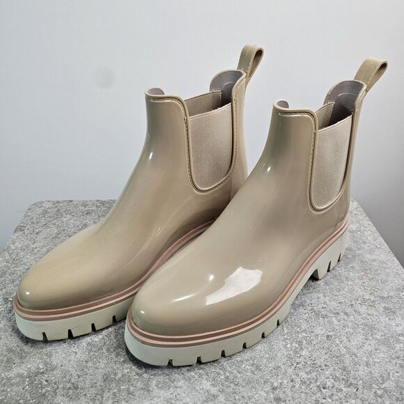 Dolce Vita Women’s Thundr 2 Rain Boots Ivory Size 10 - Picture 1 of 7